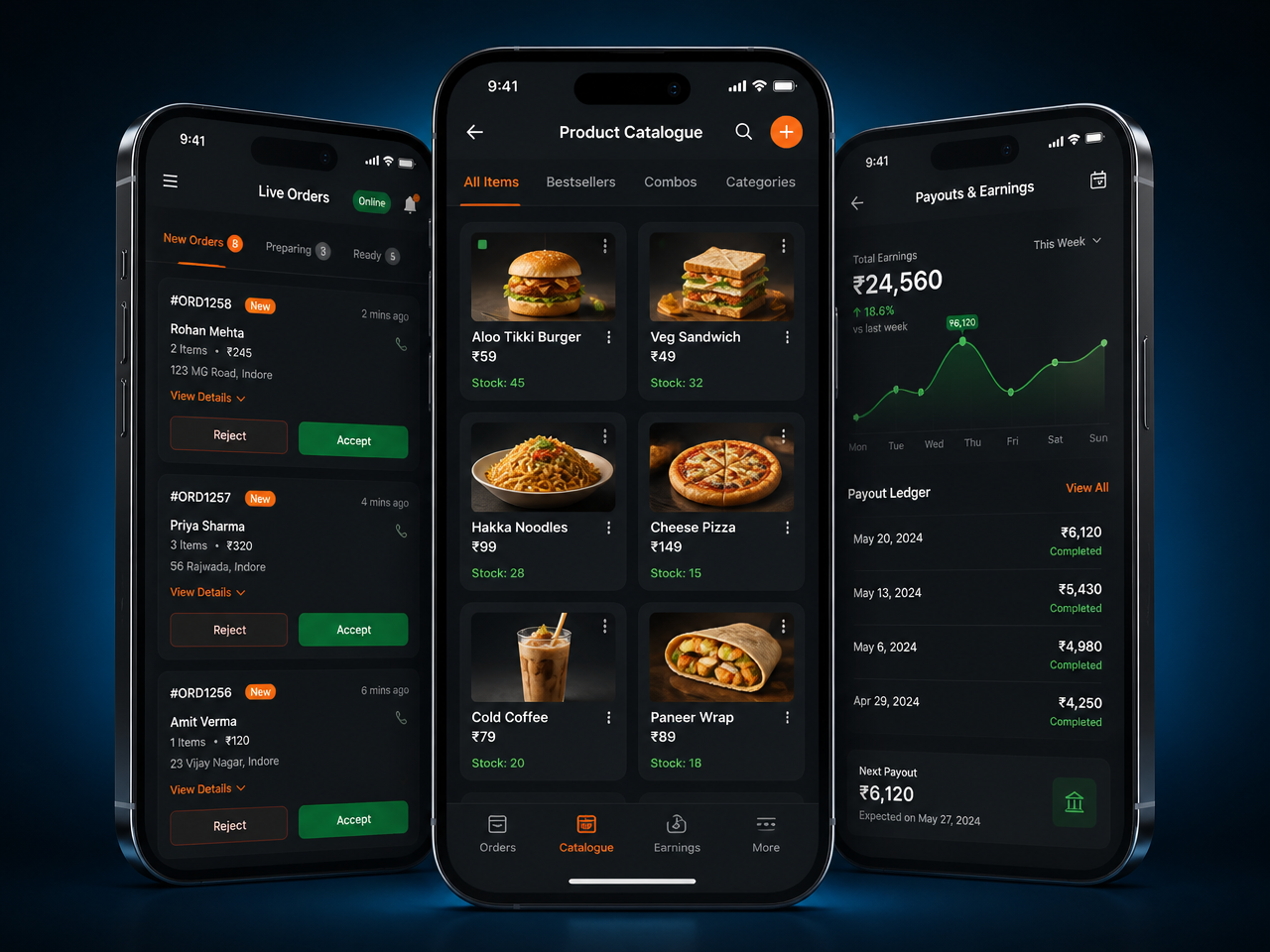 Indil Vendor portfolio mockup